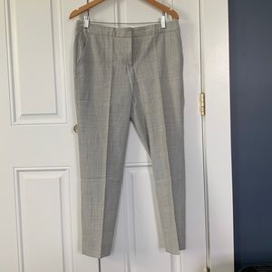 J.Crew Gray patterned trouser pants
